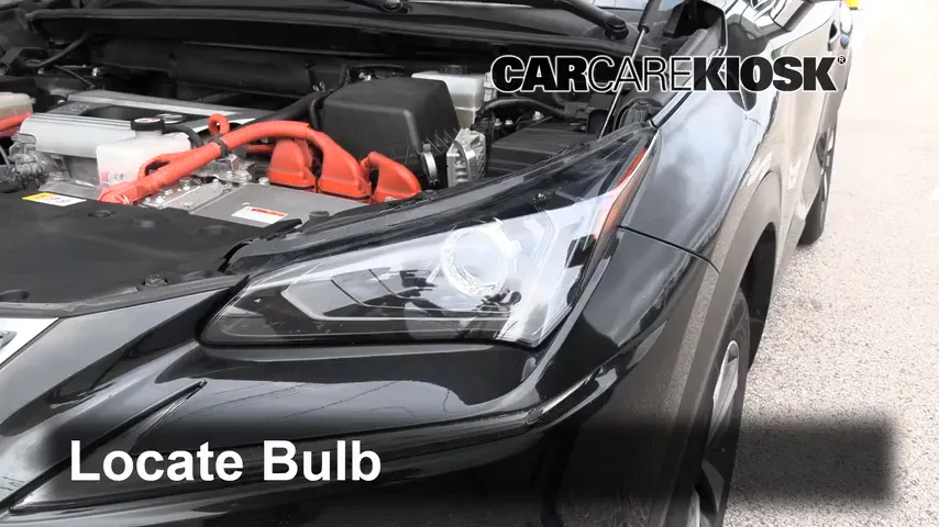 2019 Lexus NX300h 2.5L 4 Cyl. Éclairage Feux de route (remplacer l'ampoule)